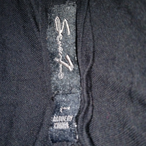 SEVEN7 L Whimseygoth Black Sheer Butterfly Sleeves Top - Picture 5 of 5